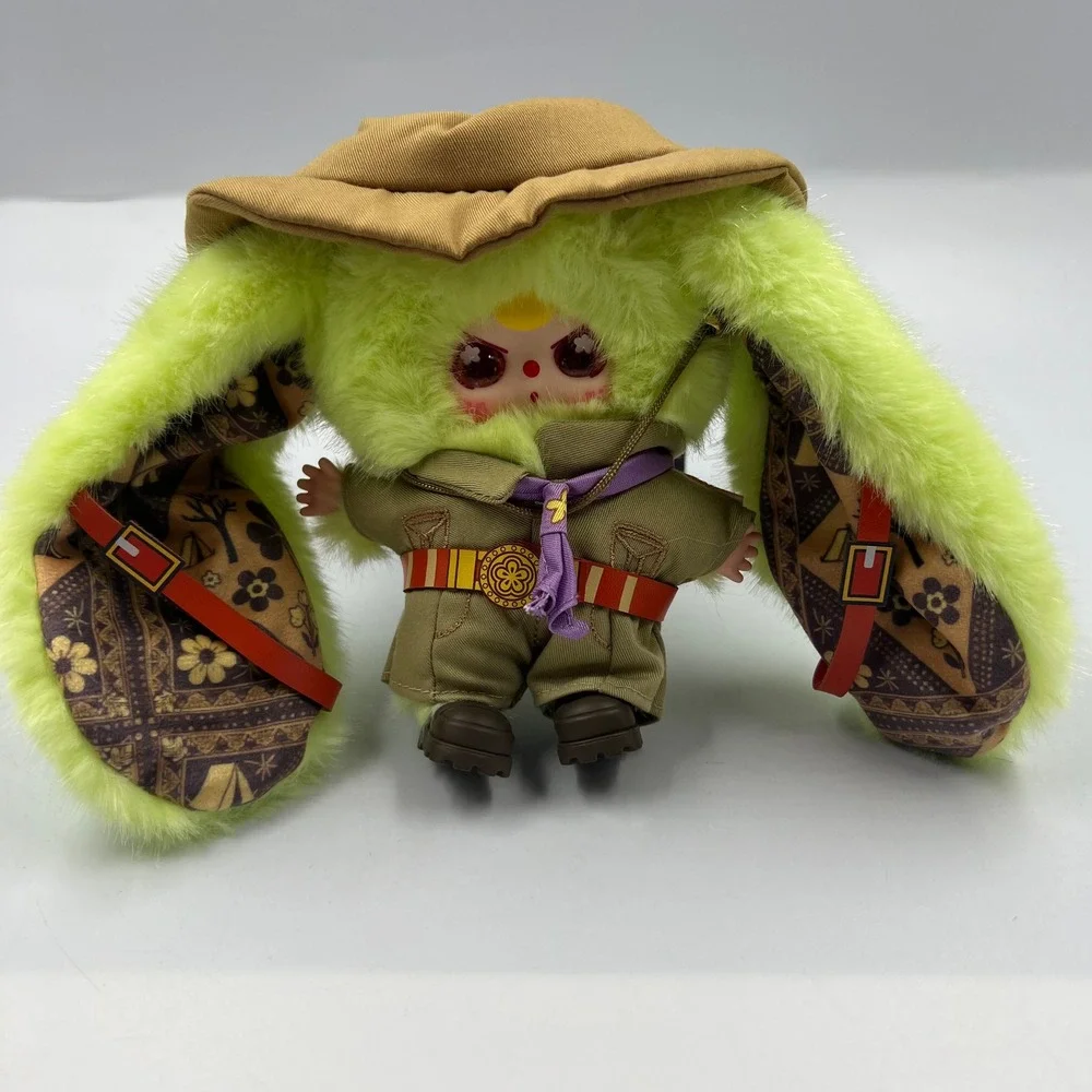Baby Three Thailand Exclusive Green Explorer Plush Hangcard Figure No Box